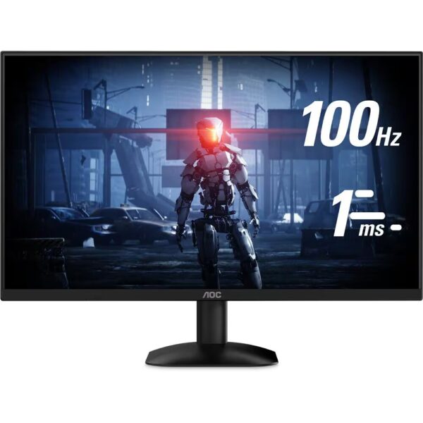 Monitor Gamer 24" AOC 24B35HM2 Tela Widescreen, Full HD, 100HZ, 1ms e Adaptive-sync - Preto