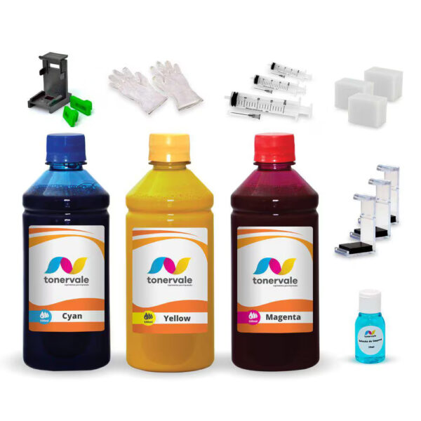 Kit 3 Tinta Para Canon iP2200 PG-40 e CL-41 500ml