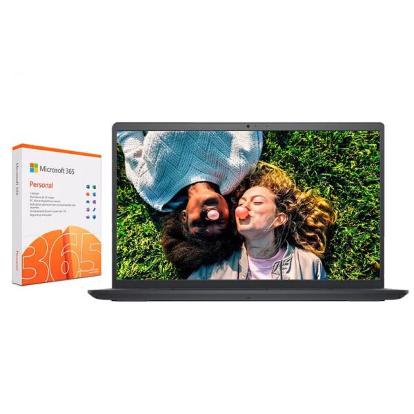 Notebook Dell Inspiron 15 3000 Intel Core i3-1215U com 8GB de RAM, 256GB SSD,Tela 15.6” Full HD e Windows 11 + Microsoft 365 Personal 1TB