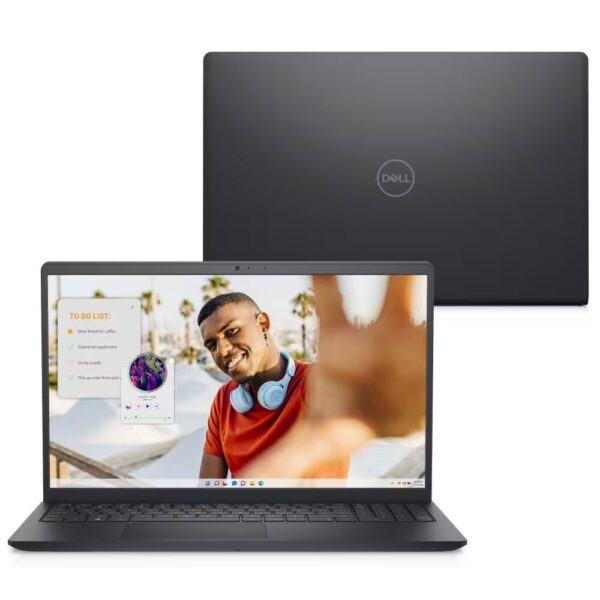 Notebook Dell Inspiron I15-A0507-U10P 15.6" Full HD AMD Ryzen™ 5 8GB 512GB SSD Linux Preto Carbono