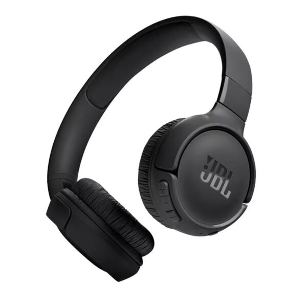 Headphone JBL Tune 520BT Bluetooth 5.3, Pure Bass Sound, Microfone integrado e Conexão Multi-Point - Preto