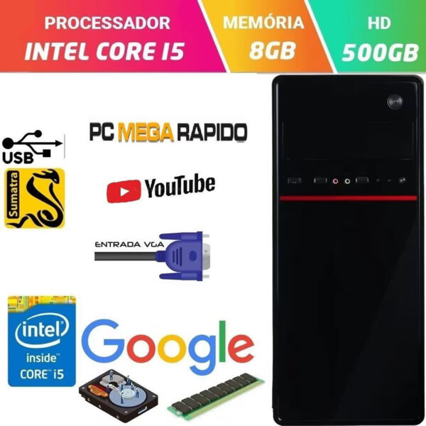 Computador I5 8gb HD 500GB