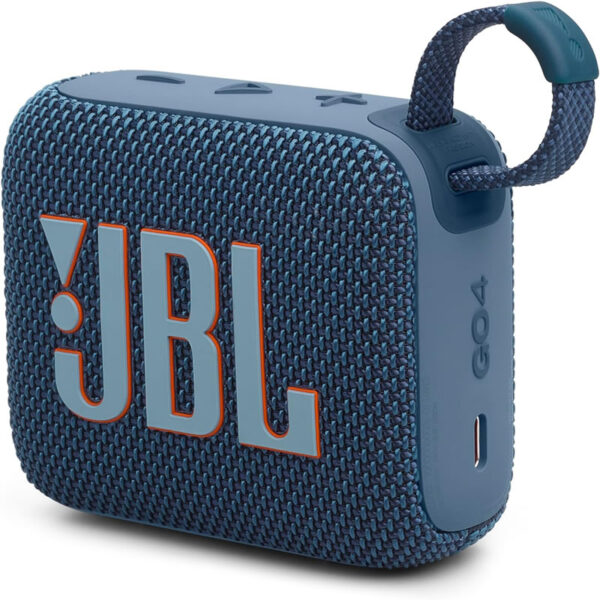 Caixa de Som Portátil JBL GO 4 com 4,2 W RMS, Bluetooth 5.3 e Resistência à Água IP67 - Azul