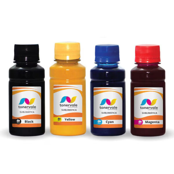 Kit 4 Tinta Sublimatica Para Epson L565 L575 L555 T664 de 100ml