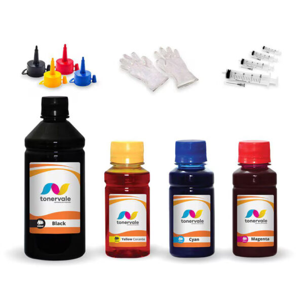 Kit 4 Tinta Para Canon G4100 GL-190 GL190 550mL