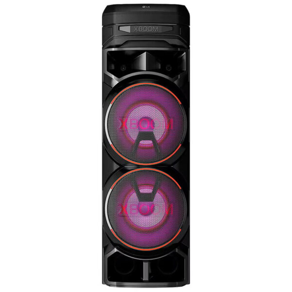 Torre de Som LG XBOOM RNC9 com Bluetooth, Karaokê, Entradas de Microfone, Guitarra e Alto-falantes Duplos