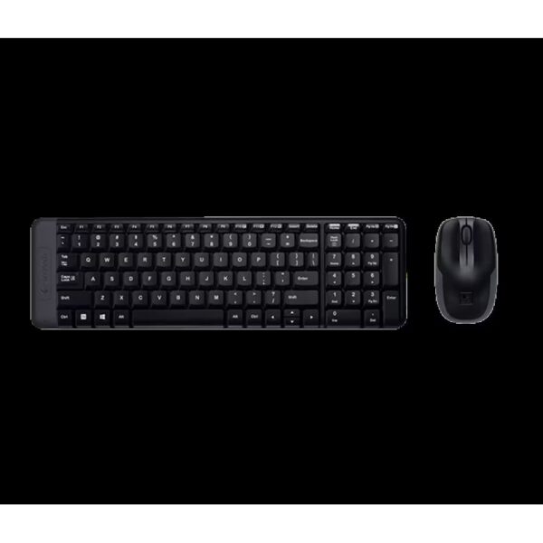 Kit Teclado+Mouse s/fio MK220 Preto BRA - Logitech