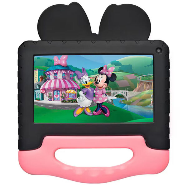 Tablet Infantil Multi Minnie NB414 com Wi-Fi, Tela de 7”, 64GB, 4GB de RAM*, Processador Quad-Core e Android 13 Go