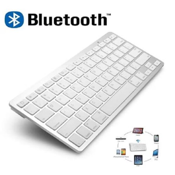 Teclado Bluetooth para todos iPad, iPhone, iMac e Macbook .