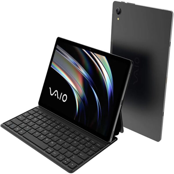 Tablet VAIO TL10 Tela 10.4” 2K, 128GB, 8GB RAM, 4G, Wi-Fi, Câmera 8MP, Android 13, Octa-Core, 7000mAh e Teclado Inteligente Magnético - Preto Nanquim