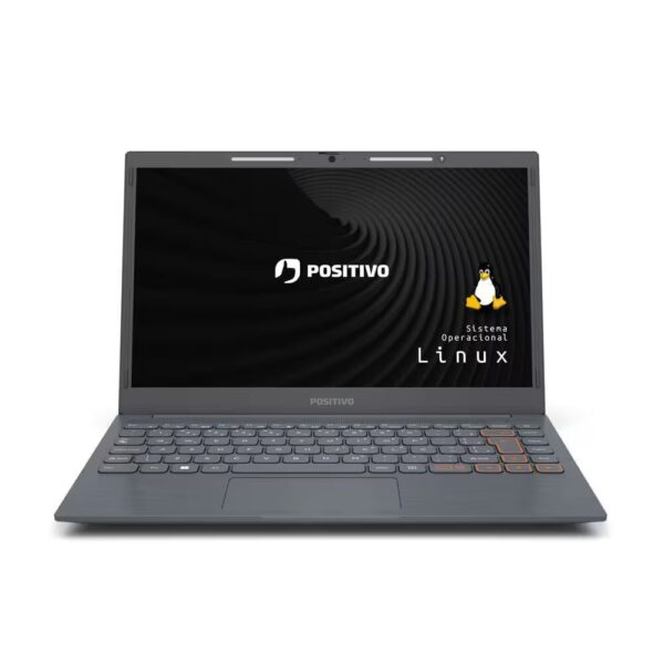 Notebook Positivo Vision C14 Intel® Celeron® Linux 8GB RAM 256GB eMMC 14.1” LED HD Lumina BAR - Cinza