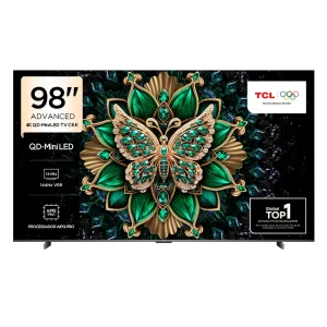 Smart TV 4K TCL QD-Mini LED 98” Polegadas com HDMI 2.1, Dolby Vision IQ, Subwoofer, 144Hz VRR e Wi-Fi - 98C6K