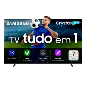 Samsung Smart TV 58" Crystal UHD 4K U8500F 2025, Xbox Cloud Gaming, Canais Gratuitos, 7 Anos de Atualização, AI Energy Mode, Alexa integrada