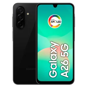 Smartphone Samsung Galaxy A26 Tela 6.7" 256GB 5G Câmera Tripla 50MP Preto
