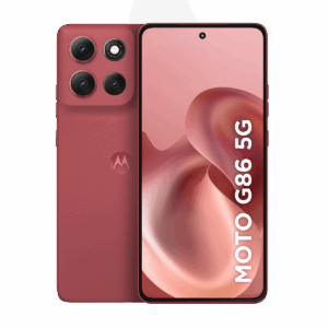 Smartphone Motorola Moto G86 5G Tela 6.7" pOLED 256GB 8GB RAM Câmera 50MP 4K IP69 Desbloqueado Vermelho