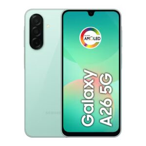 Smartphone Samsung Galaxy A26 Tela 6.7" 256GB 5G Câmera Tripla 50MP Verde - CEL. SAMSUNG GALAXY A26 5G 256GB VERDE