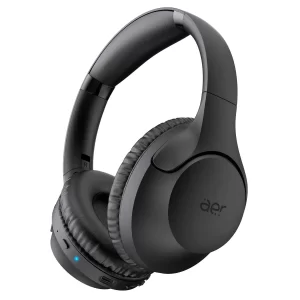 Fone de Ouvido sem Fio Geonav AerMood Over-Ear com Bluetooth Preto - AER14 - Dobrável