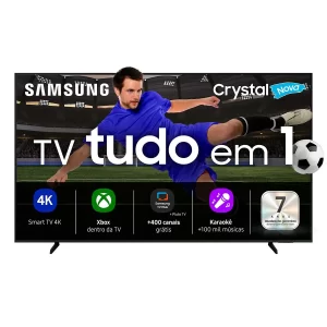 Samsung Smart TV 65" Crystal UHD 4K U8100F 2025 Xbox Cloud Gaming Canais Gratuitos 7 Anos de Atualização Alexa