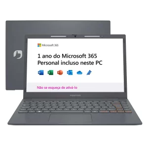 Notebook Positivo Vision C C4128A-14 Intel Celeron 4GB 14.1" Windows 11 Home Cinza