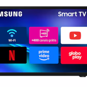 Smart TV 32" HD Samsung H5000F Sistema Operacional Tizen HDR PurColor