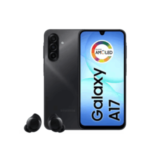 Smartphone Samsung Galaxy A17 5G Tela 6.7" 256GB Câmera Tripla 50MP Preto + Galaxy Buds Core Bluetooth Preto